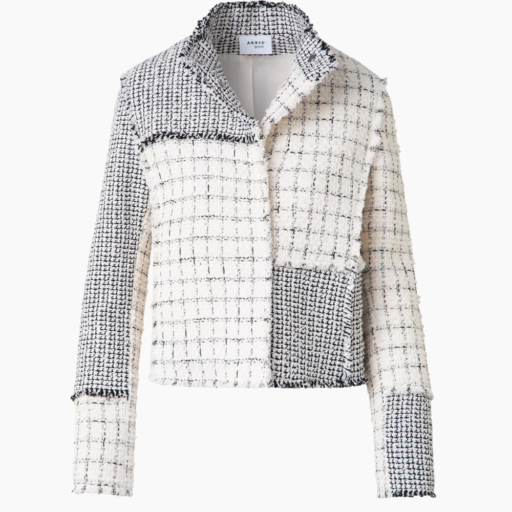Akris Punto Long Sleeve Tweed Jacket. 10 - Picture 7 of 10